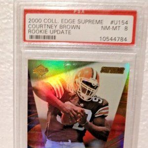 2000 Collector's Edge Supreme #U154 COURTNEY BROWN ROOKIE UPDATE NM-MT 8